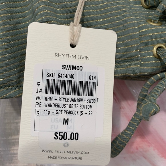 Rhythm Bikini Top & Bottom. NWT. - Picture 6 of 7